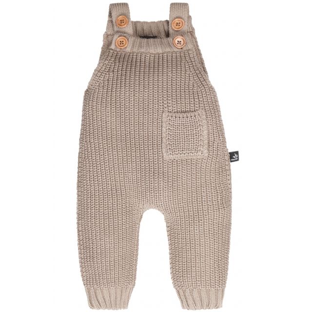 Knitted tuinbroekje light oak