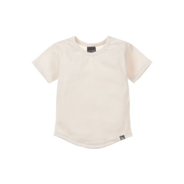 PRE-ORDER Rib jersey t-shirt sand