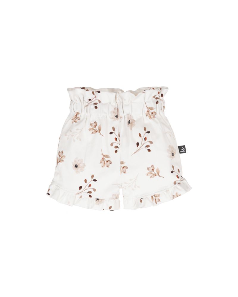 Double ruffle short soft branches
