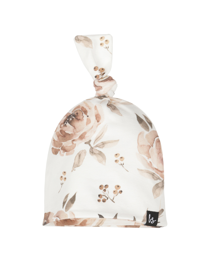 Knot mutsje roses