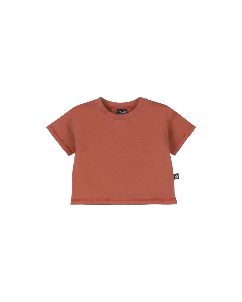 T-shirt roestbruin