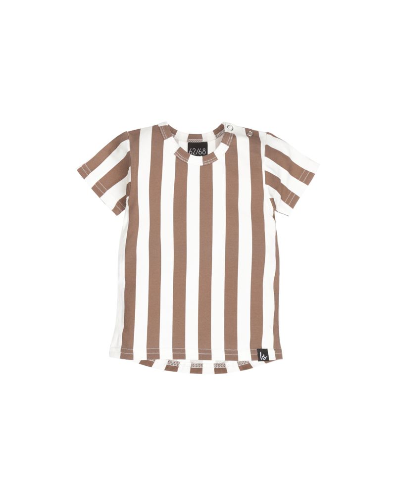 Vertical t-shirt stripes roest