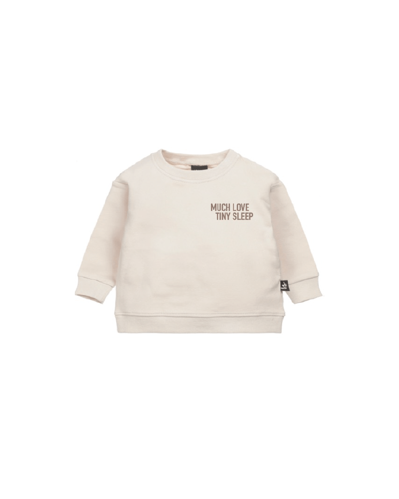 Sweater less sleep (borduusel) sand