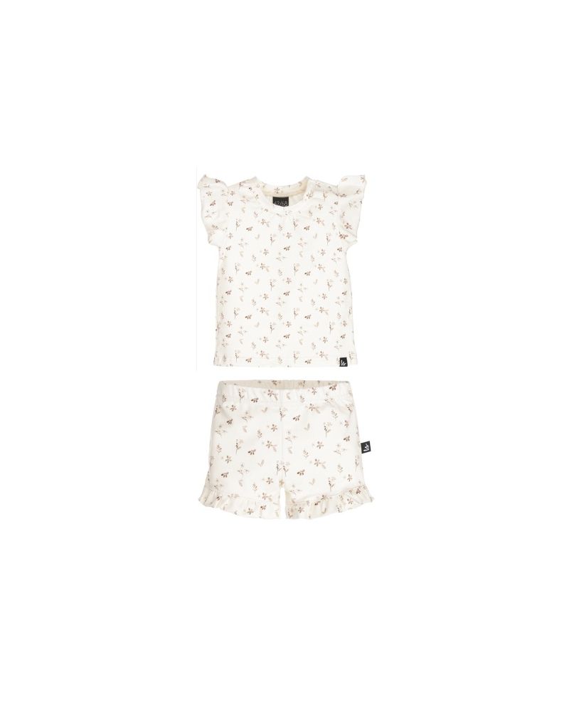 Outfit ruffle summer flowering branch