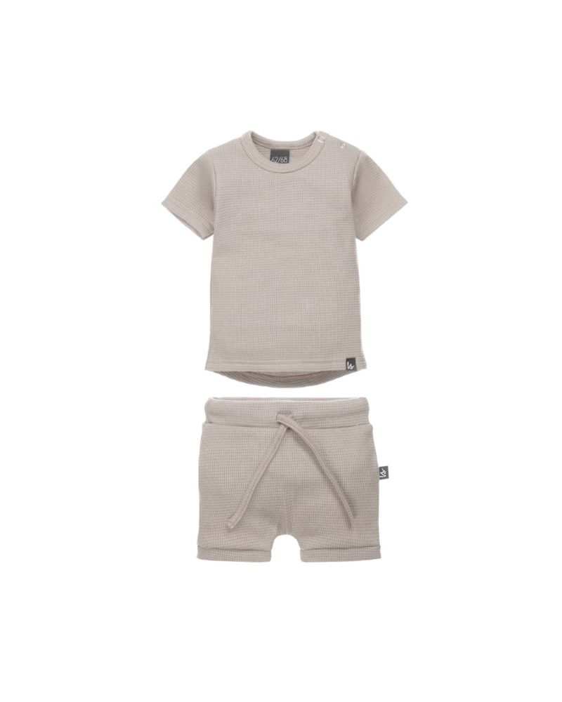 Outfit wafel light oak