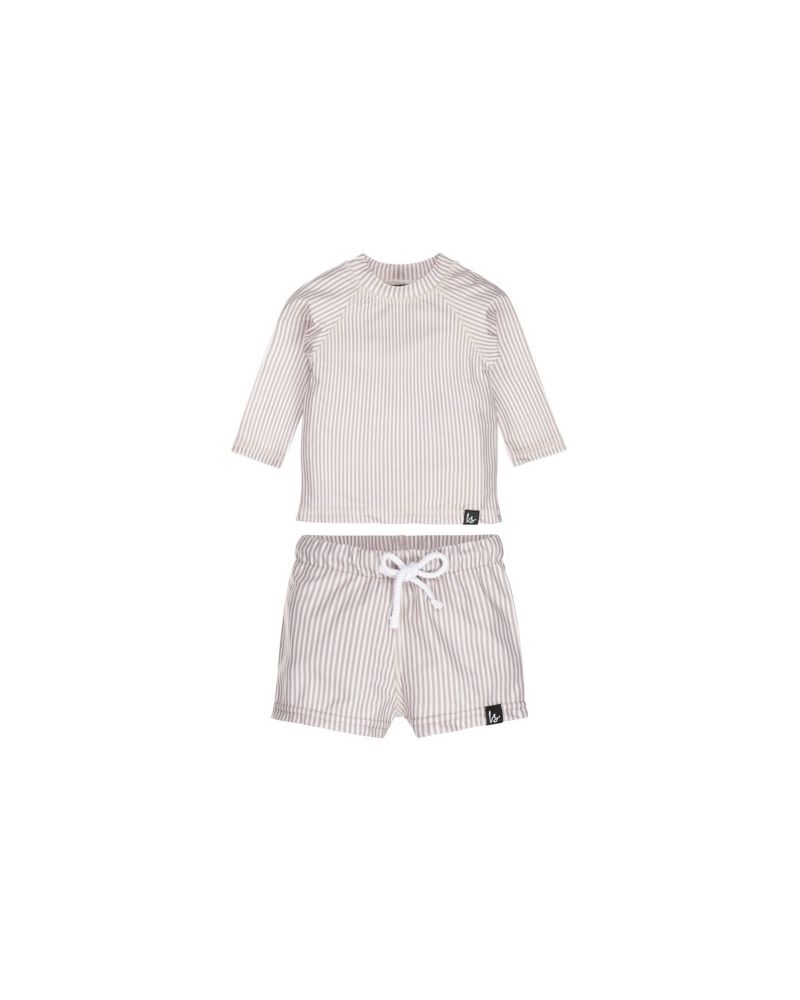 Outfit UV-zwemset stripes sand