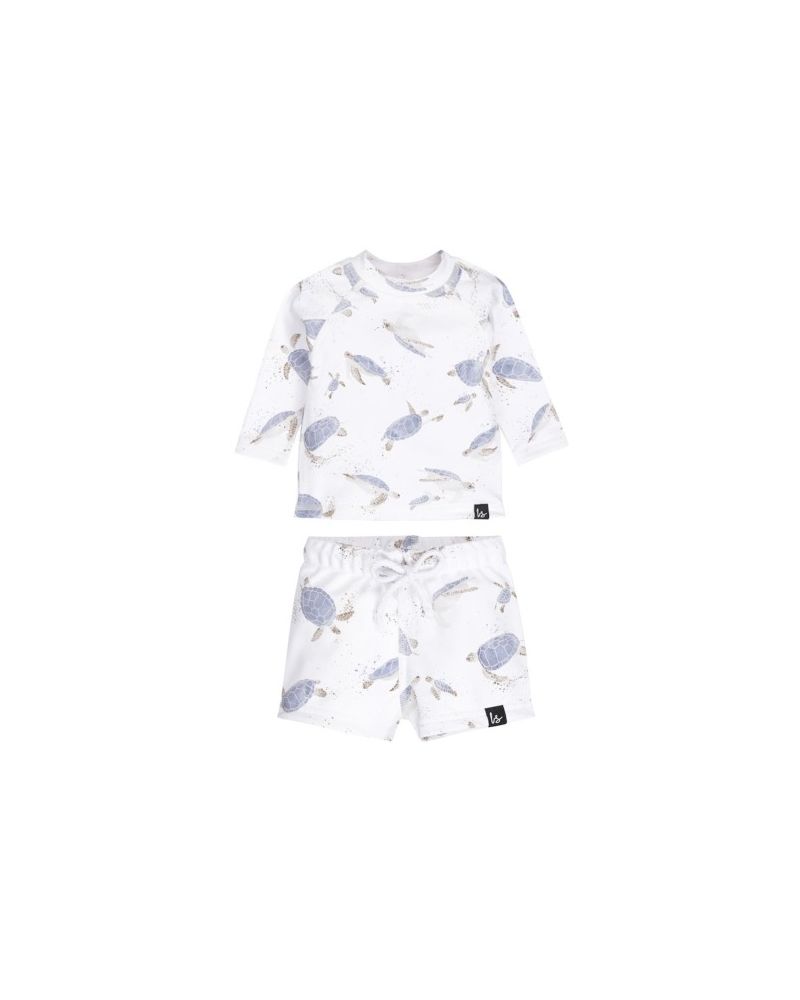 Outfit UV-zwemset turtles blue
