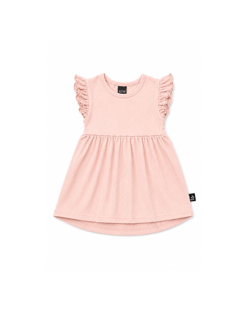 Zomerjurkje (met ruffletje) roze